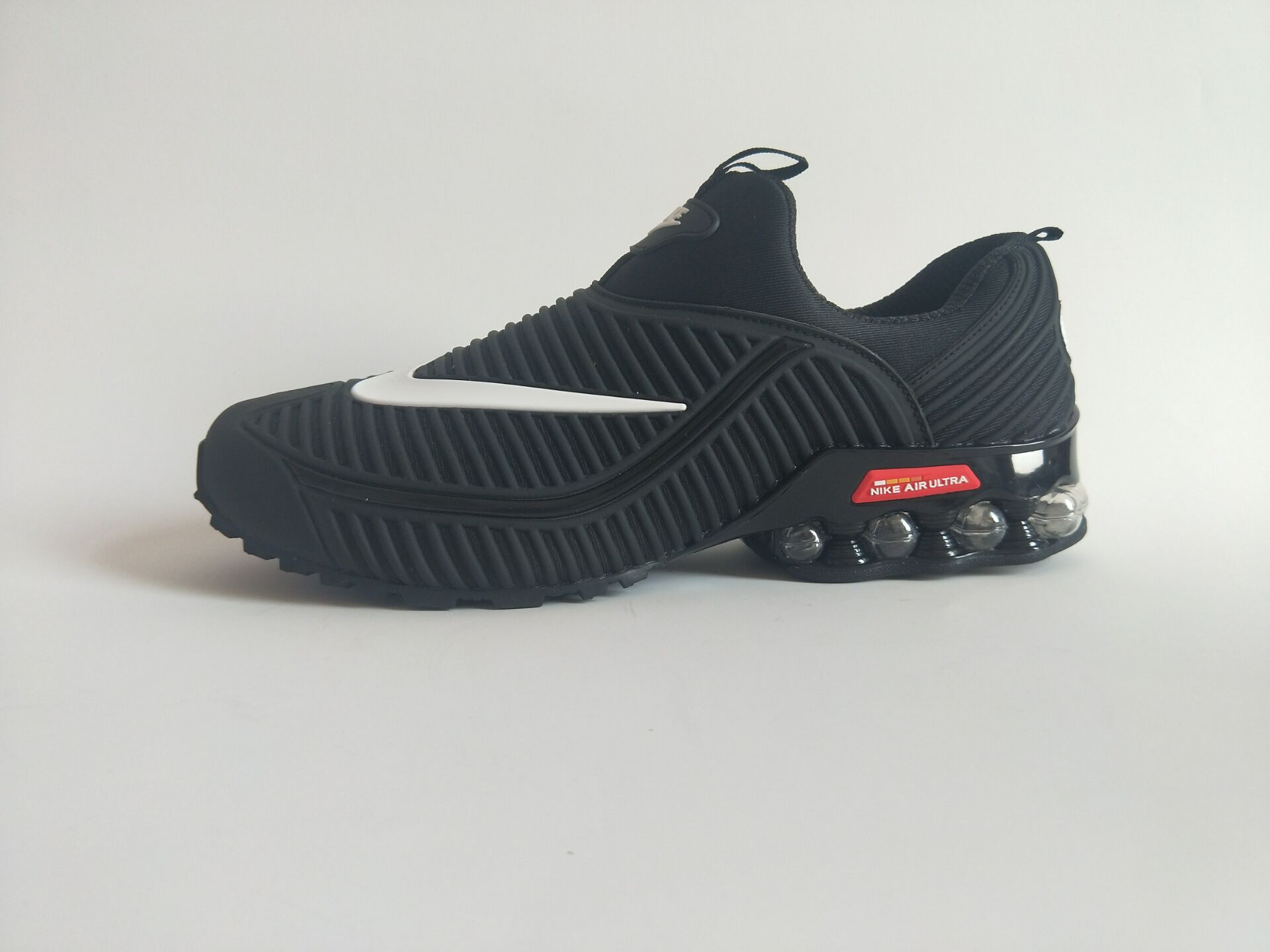 Nike Air Max 2019.5 Mesh Drop Plastic Black White Shoes - Click Image to Close